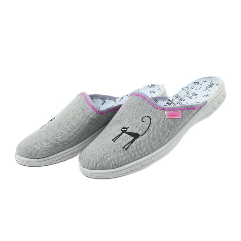 Befado Kinderschuhe Hausschuhe 707Y398 grau 4