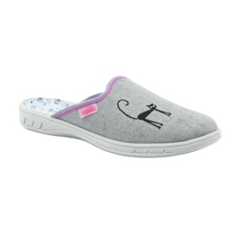 Befado Kinderschuhe Hausschuhe 707Y398 grau 1