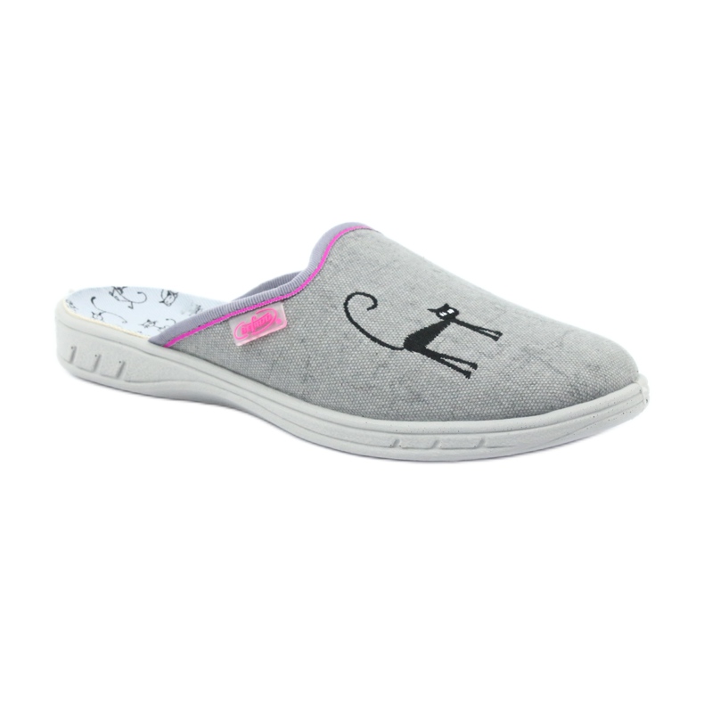 Befado Kinderschuhe Hausschuhe 707Y398 grau 1