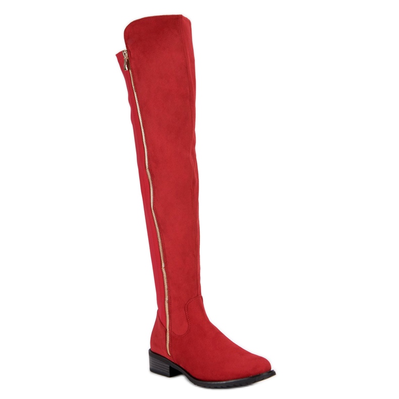 Seastar Rote Stiefel mit Reißverschluss 2