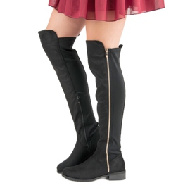 Seastar Schwarze Stiefel mit Reißverschluss 2