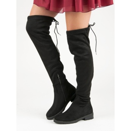 Seastar Klassische Stiefel mit flachen Absätzen schwarz 1