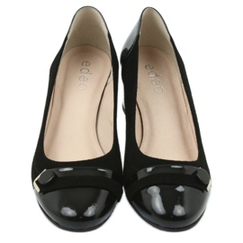 Schuhe für Damen Gürtel Edeo 1900 schwarz 4