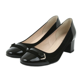 Schuhe für Damen Gürtel Edeo 1900 schwarz 3