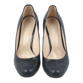 Sagan 2600 marineblaue Pumps navy blau 4