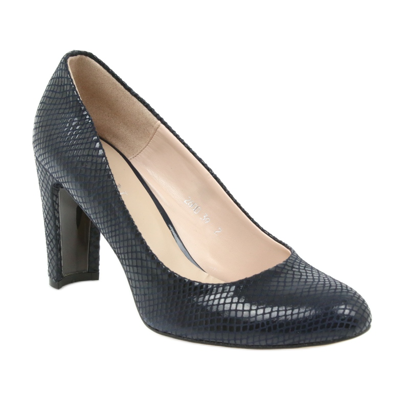 Sagan 2600 marineblaue Pumps 1