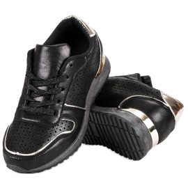 Bequeme Sportschuhe schwarz 2