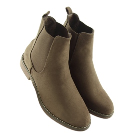 Damen Chelsea Boots, braun 491 Khaki 2