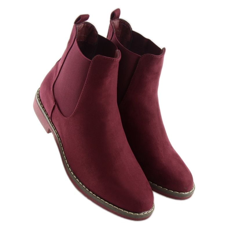 Damen Jodhpur-Stiefel, bordeauxrot 491 Rot 2
