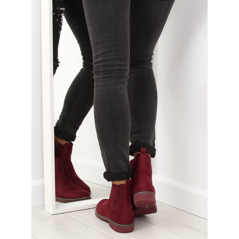 Damen Jodhpur-Stiefel, bordeauxrot 491 Rot 1