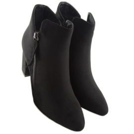 Schwarze Stiefel mit hohen Absätzen 6900 Schwarz 1