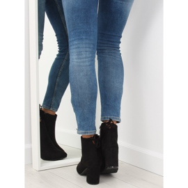 Schwarze Stiefel mit hohen Absätzen 7357-GA Schwarz 2