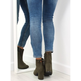 Grüne Stiefel mit hohen Absätzen 7357-GA Grün 2