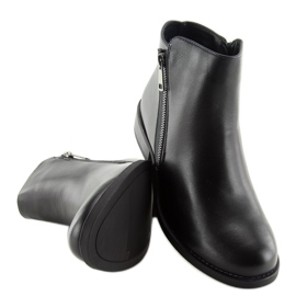 Schwarze Chelsea-Boots für Damen 7352-PA Schwarz 1