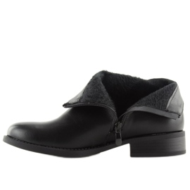 Schwarze Chelsea-Boots für Damen 7352-PA Schwarz 2