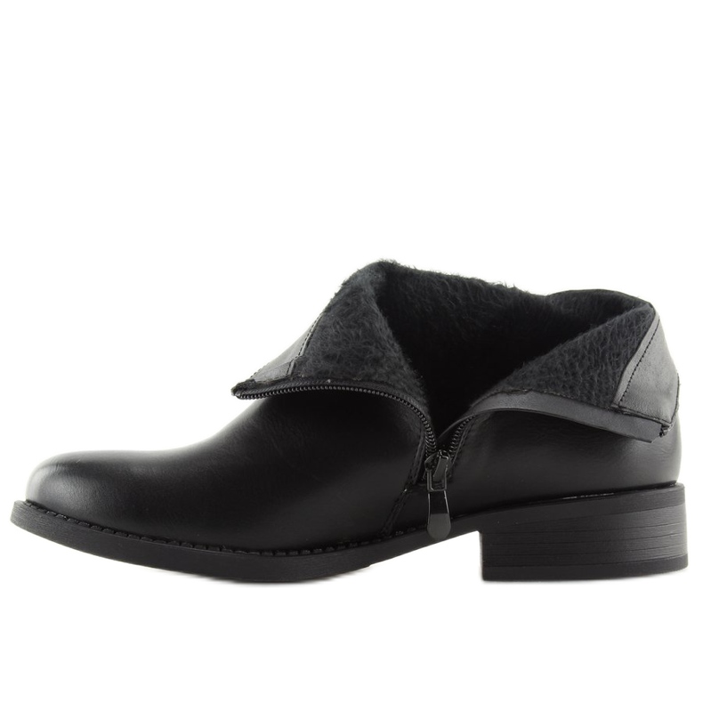 Schwarze Chelsea-Boots für Damen 7352-PA Schwarz 2