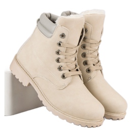 Bestelle Beige warme Stiefel 1