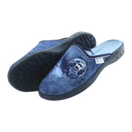 Befado Kinderschuhe Hausschuhe 707Y396 marineblau blau 4