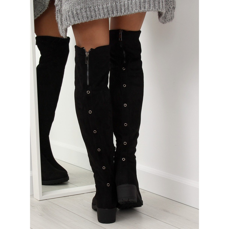 Overknee-Stiefel schwarz 0-207 schwarz 2