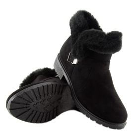 Schwarze Damenstiefel SJ1821-1 Schwarz 2