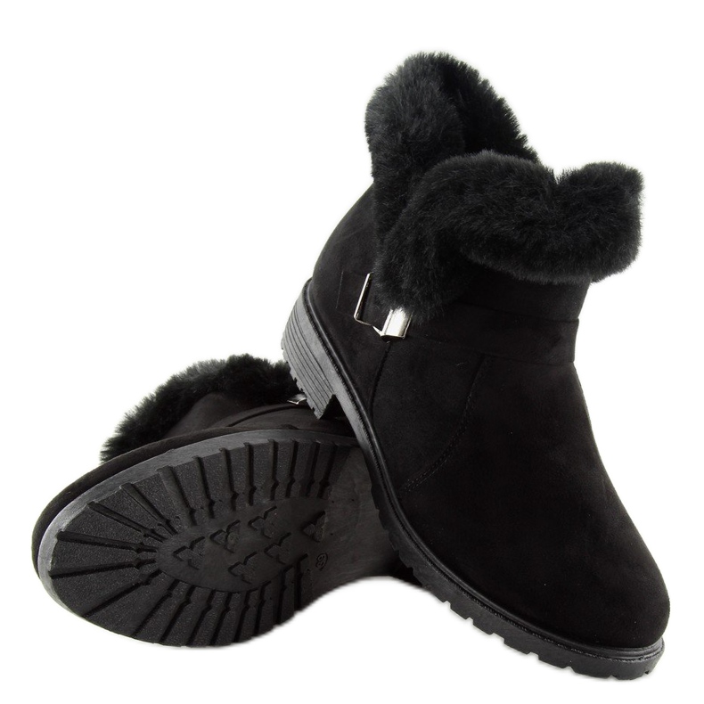 Schwarze Damenstiefel SJ1821-1 Schwarz 2