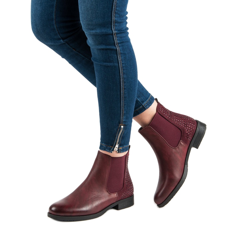 Seastar Elegante Booties Jodhpur-Stiefel rot 2