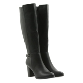 Stiefel am Pfosten Sergio Leone schwarz 4