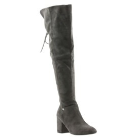 Graue Stiefel mit Absatz Grau Big Star 274519 1