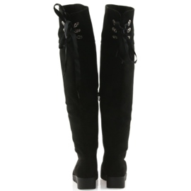 Schwarze Filippo lange Stiefel 3