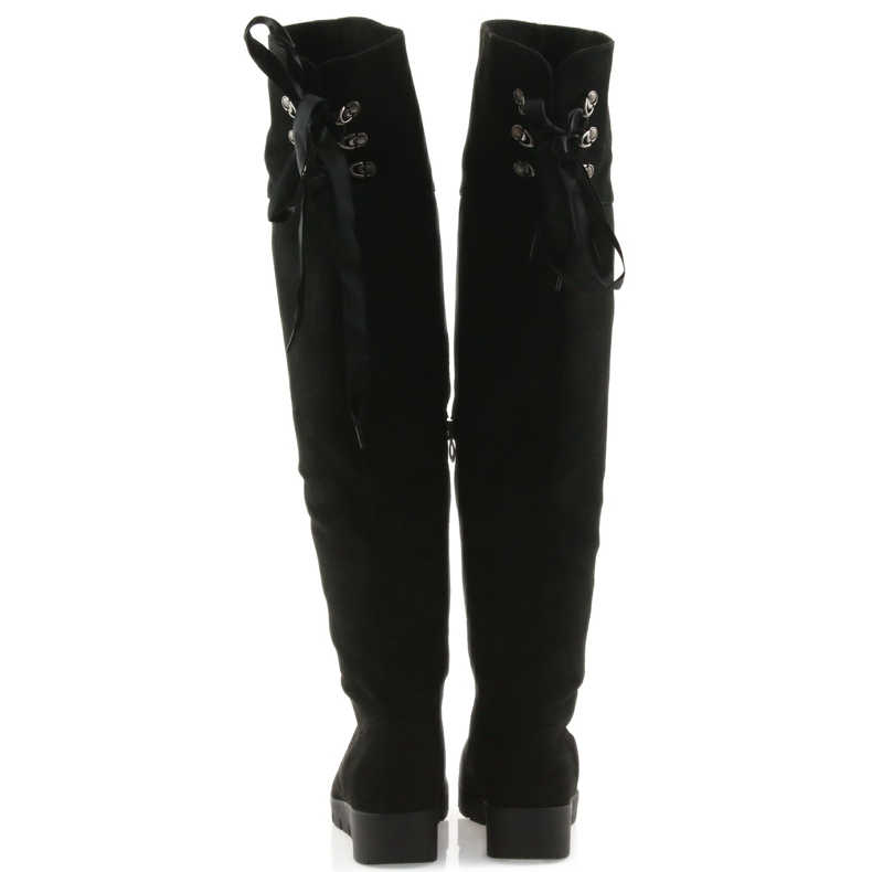 Schwarze Filippo lange Stiefel 3