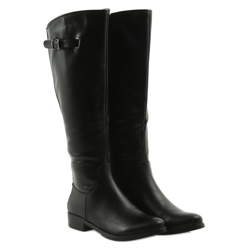 M.Daszyński Stiefel Offiziere Daszyński SA131 schwarz 4