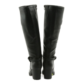 Schwarze FILIPPO 476 Stiefel am Pfosten 3