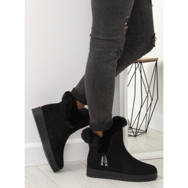 Warme schwarze Schneestiefel MZ-75 Black 2