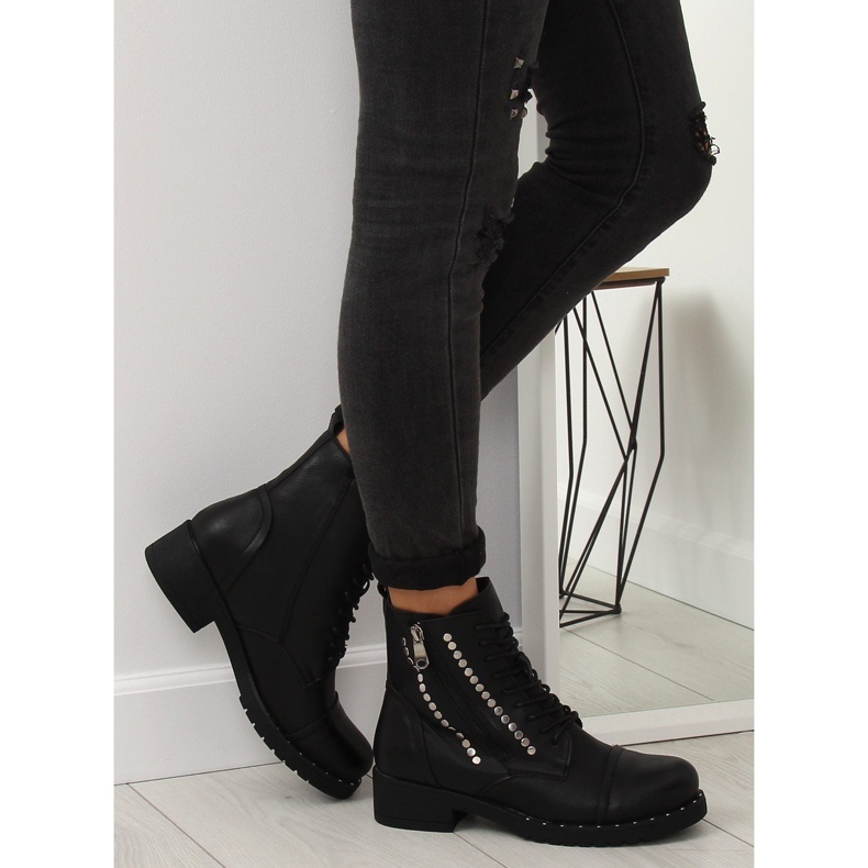 Arbeiter mit Nieten schwarz 88060 Schwarz 2