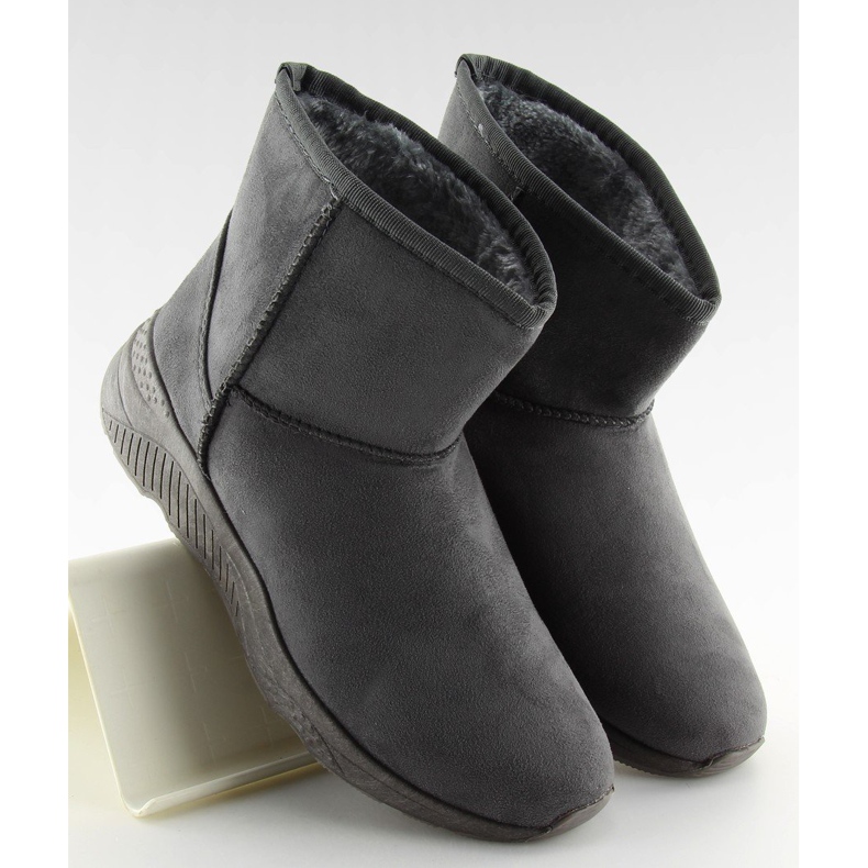 Grau Damen Schneestiefel grau D009 Grau 1