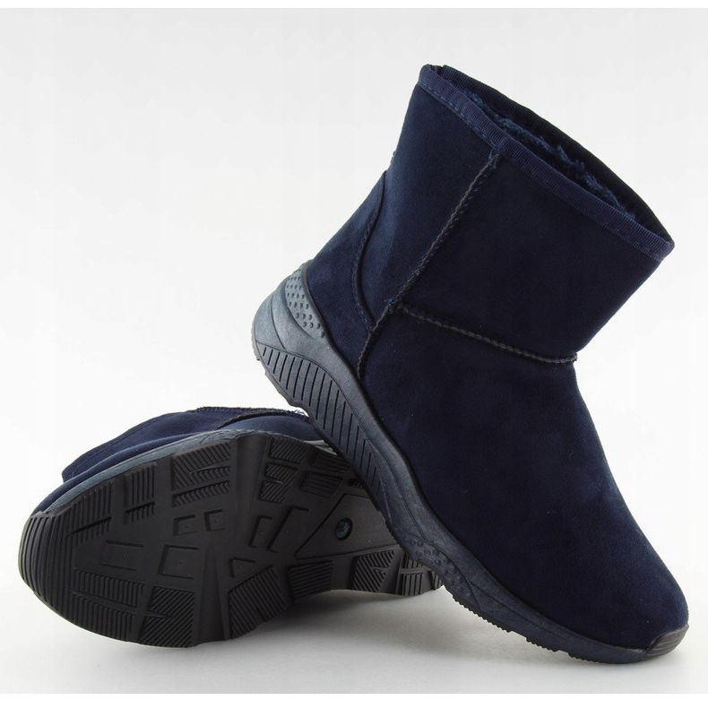 Marineblaue Schneestiefel für Damen D009 Blue 2