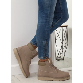 Graue Damen Trapper KK-102 Grau 2