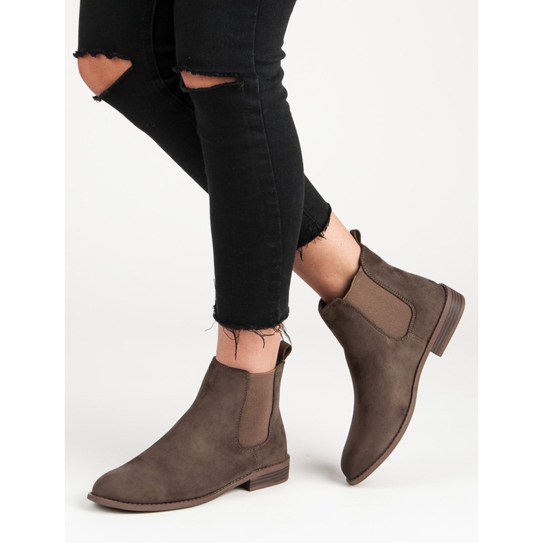 Via Giulia  Chelsea-Stiefel aus Wildleder braun 2