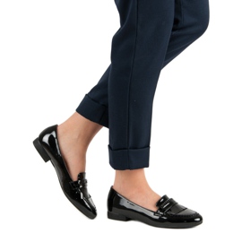 Lackierte Loafer schwarz 1