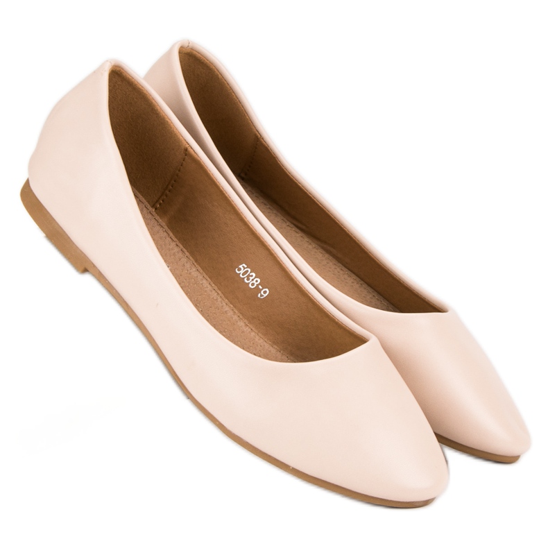 Bequeme Ballerinas braun mehrfarbig 1