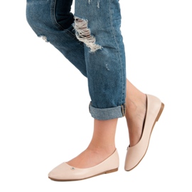 Beige Ballerinas mehrfarbig 2