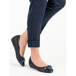 Modische Ballerinas blau 1