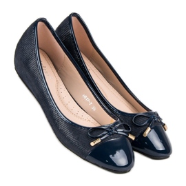Modische Ballerinas blau 2