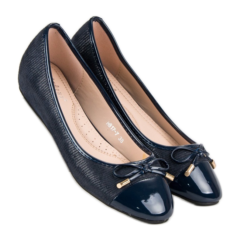 Modische Ballerinas blau 2