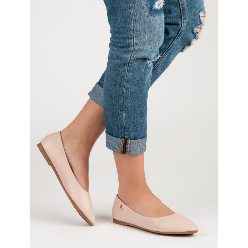 Klassische Ballerinas braun 2