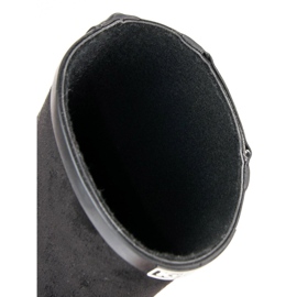 Kylie Galoschen aus Wildleder mit dekorativem Reißverschluss schwarz 1