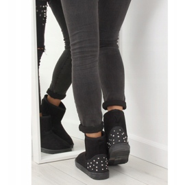 Schwarze Damen Schneestiefel M297 Black 1