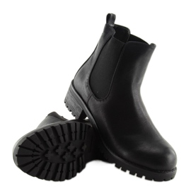 Schwarze Jodhpur-Stiefel 945-PA Schwarz 1