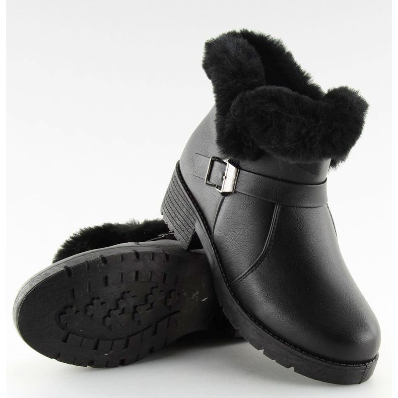 Schwarze Damenstiefel SJ1820-1 Schwarz 2