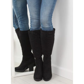 Schwarze High Heels 7290 Schwarz 1